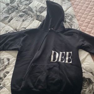 Delta zeta sweatshirt, “dee-zee”